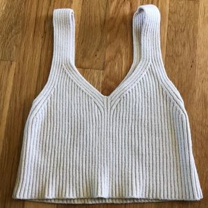 Cute Ribbed Crop Top